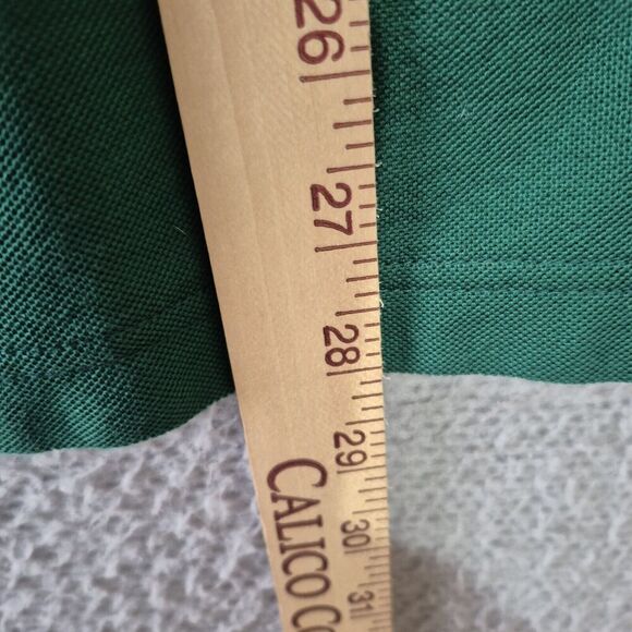 Mens Golf Polo Shirt LARGE Green Collection Masters 100% Cotton Embroidered Logo - Picture 10 of 10